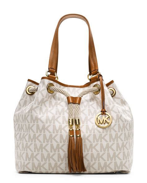 white michael kors tote|michael kors outlet white purse.